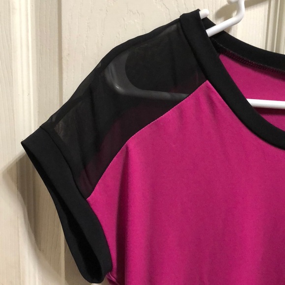 Worthington pink black blouse new with tag - Picture 4 of 5